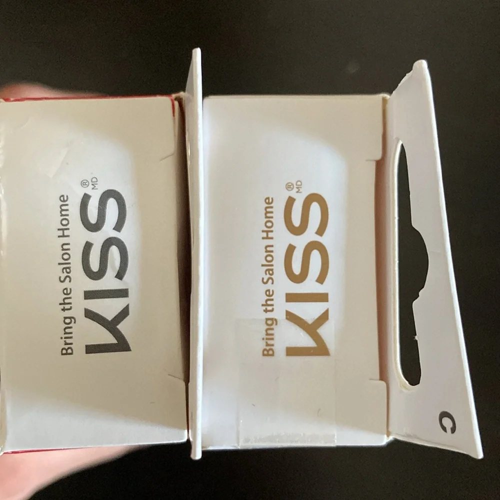 KISS imPRESS PRESS-ON COFFIN STYLE NAILS MANICURE- BUNDLE OF TWO - Picture 3 of 9